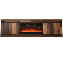 Cama Meble RTV GRANERO + fireplace cabinet 200x56.7x35 old wood GRANERO+KOM OLD