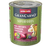 ANIMONDA GranCarno 4017721824408 dogs moist food Beetroot, Beef, Blackberry, Dandelion Adult 800 g