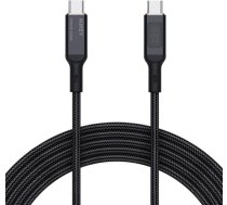 USB-C to USB-C Cable Aukey CB-MCC102, 100W, 1.8m (black) CB-MCC102 BLACK