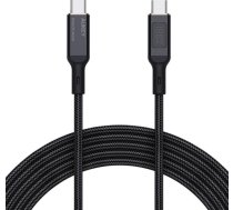 USB-C to USB-C Cable Aukey CB-MCC101, 100W, 1m (black) CB-MCC101 BLACK