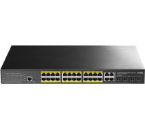 Cudy GS2028PS4 Managed L2 Gigabit Ethernet (10/100/1000) Power over Ethernet (PoE) 1U Black GS2028PS4-300W