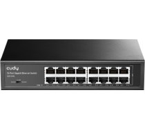 Cudy GS1016 network switch Gigabit Ethernet (10/100/1000) Black GS1016