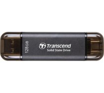 External SSD TRANSCEND ESD310C 128GB USB-C USB 3D NAND TS128GESD310C TS128GESD310C