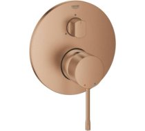 Grohe iebūvējamā dušas maisītāja Essence virsapmetuma daļa, ar 3 ceļu pārslēdzēju, brushed warm sunset 24169DL1