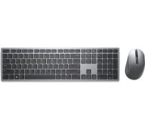 DE Layout - Dell Premier Multi-Device Wireless Keyboard and Mouse (KM7321W) Desktop Set (Titanium/Black, Scissor Mechanics) KM7321WGY-GER