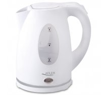 Adler AD 1207 Standard kettle, Plastic, White, 2000 W, 1.5 L, 360° rotational base AD 1207