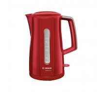 Bosch TWK3A014 Standard kettle, Plastic, Red, 2400 W, 360° rotational base, 1.7 L TWK3A014