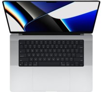 Apple MacBook Pro 2021 Retina 16" - M1 Pro / 32GB / 1TB SSD - Silver (Atjaunināts, stāvoklis kā jauns) YKYT26657R