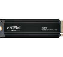 SSD CRUCIAL T705 2TB M.2 PCIe Gen5 NVMe Write speed 12700 MBytes/sec Read speed 14500 MBytes/sec TBW 1200 TB CT2000T705SSD5 CT2000T705SSD5