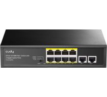 Cudy FS1010PG network switch Fast Ethernet (10/100) Power over Ethernet (PoE) Black FS1010PG