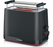 Bosch TAT3M123 toaster 2 slice(s) 950 W Black TAT 3M123