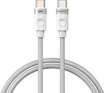 Orico 60W USB-C to USB-C charging cable (white) CDX-60CC-WH-BP-IP