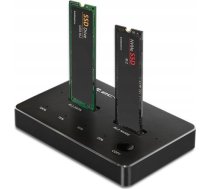 DOKSTACIJA Qoltec SSD M.2 | NVMe | SATA | USB-C | DUAL 2 52274