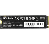 SSD Verbatim Vi3000 512GB M.2 2280 PCI-E x4 Gen4 NVMe (49374) 49374