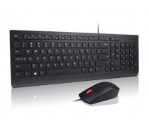 Lenovo 4X30L79928 Essential Wired Keyboard and Mouse Combo - Estonia, Wired, Keyboard layout EN, Mouse included, Black, No, Numeric keypad 4X30L79928