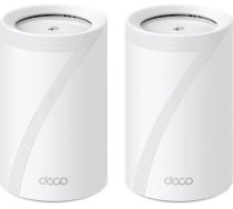 Wireless Router TP-LINK Wireless Access Point / Router 2-pack 9300 Mbps Mesh Wi-Fi 7 USB 3.0 4x2.5GbE LAN  WAN ports 4 Number of antennas 4 DECOBE65(2-PACK) DECO BE65(2-PACK)
