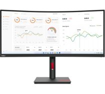 Lenovo ThinkVision T34w-30 LED display 86.4 cm (34") 3440 x 1440 pixels Wide Quad HD Black 63D4ZAT1EU