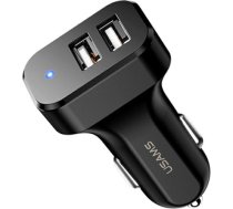 USAMS Ład. sam. 2xUSB C13 2,1A czarny|black (only head) CC87TC01 CC87TC01