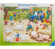 Ravensburger Frame Puzzle 40 pc In a big Farm 063321V