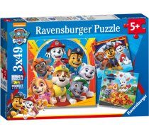 Ravensburger Puzzle 3x49 pc Paw Patrol pups 050482V