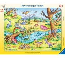 Ravensburger Frame Puzzle 15 pc Small Dinosaurs 056330V