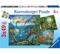 Ravensburger Puzzle 3x49 pc Dinosaurs 093175V