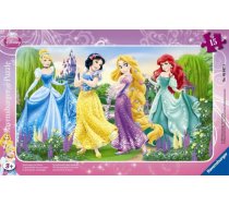 Ravensburger Small Frame Puzzle 15 pc Walking Princesses 060474V