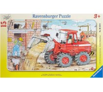 Ravensburger Small Frame Puzzle 15 pc My Excavator 063598V