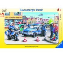 Ravensburger Small Frame Puzzle 15 pc Police 060375V