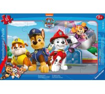 Ravensburger Frame Puzzle 15 pc Paw Patrol Four brave defenders 056811V