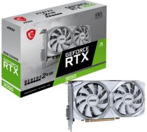 Graphics Card MSI NVIDIA GeForce RTX 3050 8 GB GDDR6 128 bit 1xDVI-D 1xHDMI 1xDisplayPort 3050VEN2XXSWHI8GOC GEFORCE 3050 VENTUS 2X XS WHITE 8G OC