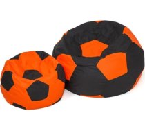 Go Gift Sako bag pouf Ball black-orange XL 120 cm