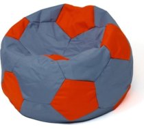 Go Gift Soccer Sako bag pouffe grey-red XL 120 cm