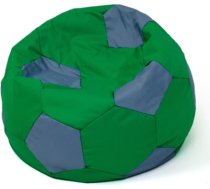 Go Gift Soccer Sako bag pouffe green-grey XL 120 cm