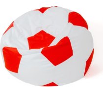 Go Gift Sako bag pouf Ball white-red XXL 140 cm