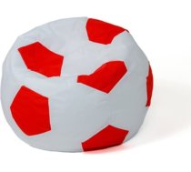 Go Gift Sako bag pouf Ball white-red L 80 cm