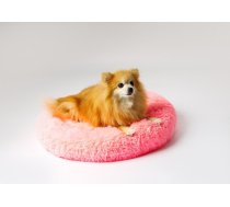 GO GIFT Shaggy pink M - pet bed - 57 x 57 x 10 cm