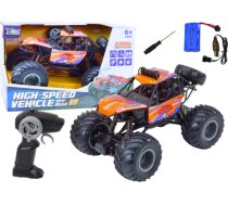 Leantoys Off-road Remote Controlled RC Car 1:8 Shock Absorbers Orange 17855-UNIW