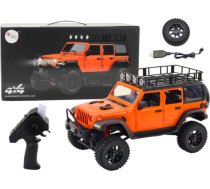 Leantoys Remote Controlled Off-Road Vehicle RC 2.4G 4x4 Drive Orange 18562-UNIW