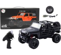 Leantoys Remote Controlled Off-Road Vehicle RC 2.4G 4x4 Drive Black 18561-UNIW