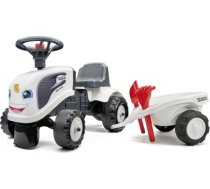 Stumjamais traktors ar piekabi FalkBaby Valtra, balts LE11448