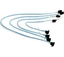 Supermicro 4 x Round SATA cable 0.56 m Black, Blue, White CBL-0186L