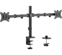 Maclean desk mount for 2 monitors, VESA 75x75 and 100x100, 17-32", 2x 9kg, MC-754N MC-754N