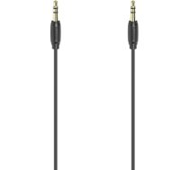 Hama 00205263 Audio Cable, 3.5mm Jack Plug - Plug Stereo Gold-Plated Ultra-thin 3m 00205263