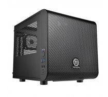 Thermaltake mini-ITX case Core V1 USB 3.0 x 2, Mic x1, Spk x1, Black, Mini-Tower, Power supply included No Thermaltake Core V1 Side window, USB 3.0 x 2, Mic x1, Spk x1, Black, Mini-ITX CA-1B8-00S1WN-00