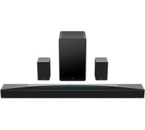 TCL Q Q85H Class 7.1.4 Channel Sound Bar with Dolby Atmos, Wireless Subwoofwer, and Wireless Surround Speakers Q85HE