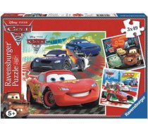 Ravensburger Puzzle 3x49 pc Cars 2 092819V