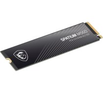 SSD MSI SPATIUM M560 1TB M.2 PCIe Gen5 NVMe 3D NAND Write speed 8400 MBytes/sec Read speed 10200 MBytes/sec TBW 600 TB MTBF 1500000 hours S78-440L0F0-P83 S78-440L0F0-P83