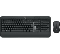 Logitech MK540 Advanced Combo Wireless Keyboard + Mouse, RF Wireless, EN+ARA, Black 920-008693