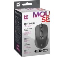 Defender Optimum MB-270 mouse Office Right-hand USB Type-A Optical 1000 DPI 52270